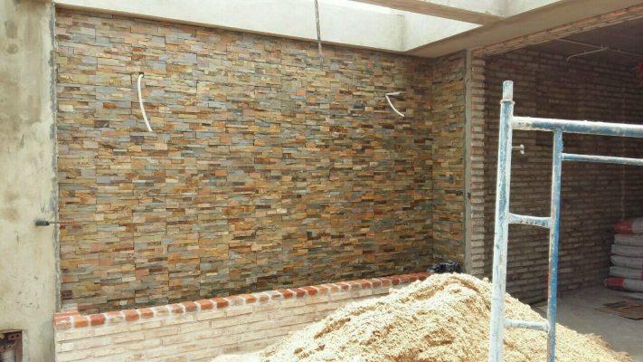 Đá ốp tường ghép vàng Đà Nẵng
