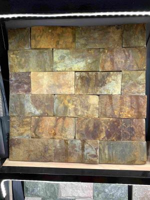 Đá ốp tường vàng rỉ sét 10x20