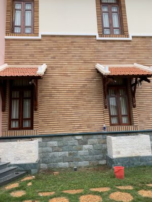 công trình đá xanh hải dương rỉ sét