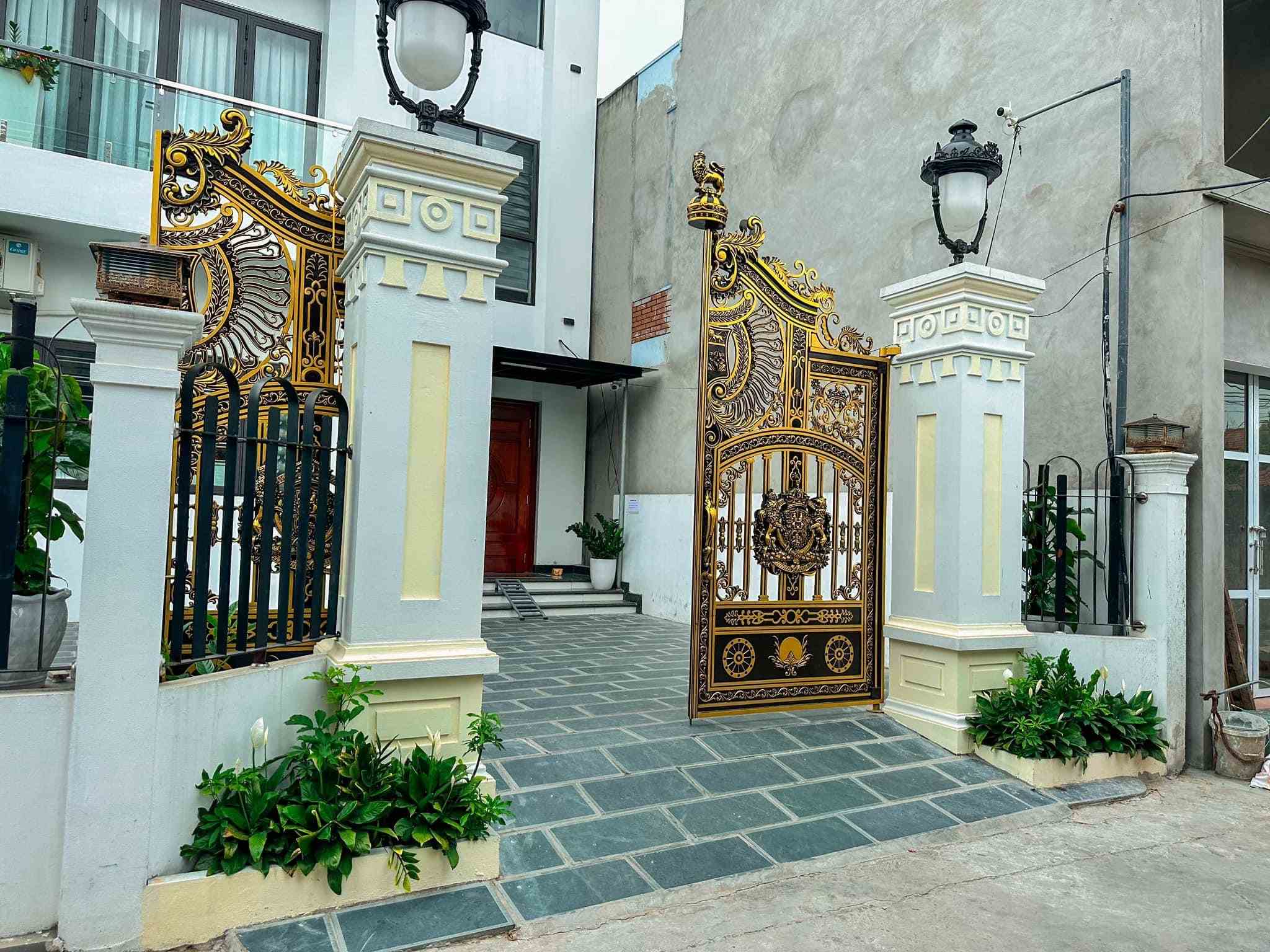 Đá xanh rêu mài hone 30x60 lát sân