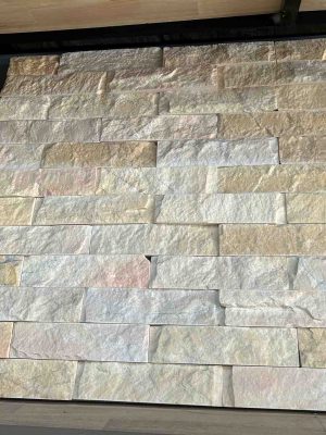 đá bóc vàng 5x20 ốp tường