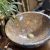 lavabo đá tự nhiên vàng đất