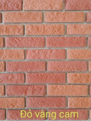 Gạch giả cổ đỏ vàng cam