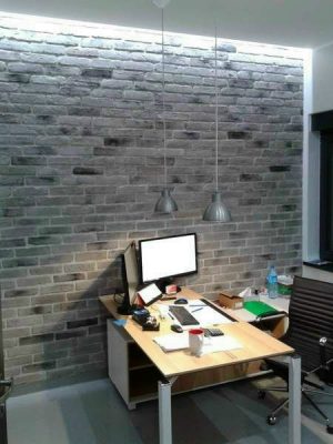 Gạch giả cổ xám đậm cháy Gạch giả cổ màu xám cháy