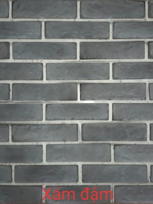 Gạch giả cổ màu xám đậm