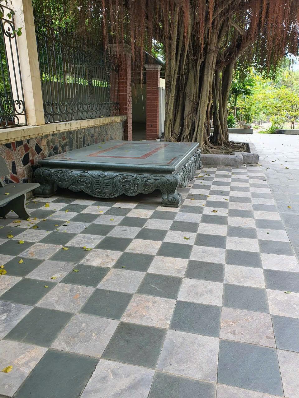 Đá xanh thanh hóa mài hone 30x30