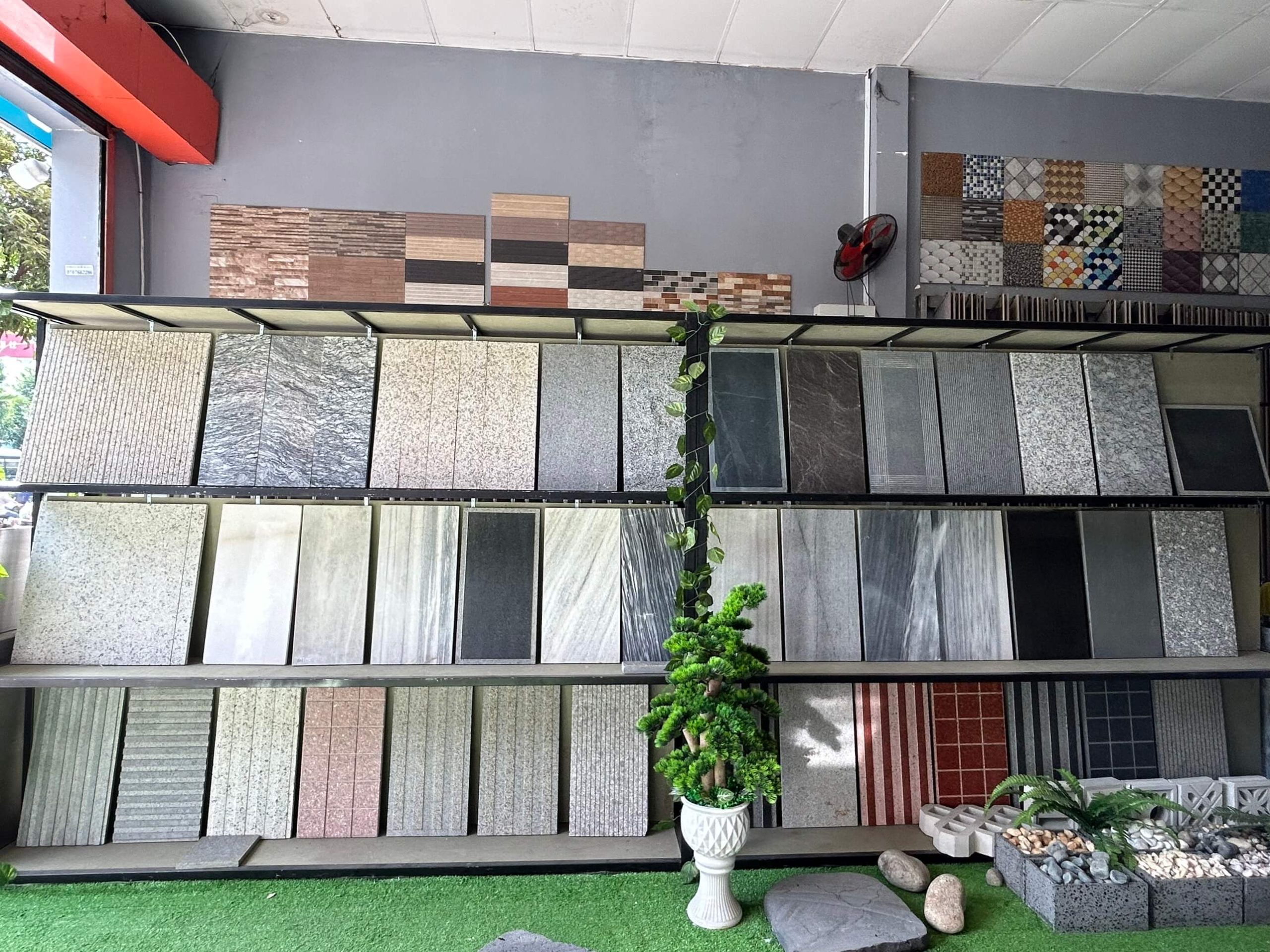 đá tự nhiên lát sân
